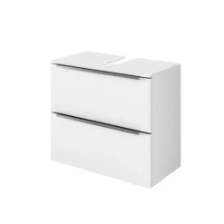 Waschbeckenschrank Hansen 60cm 2 Schubladen - weiß
