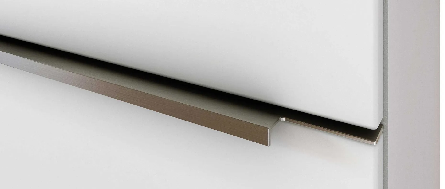 Waschbeckenschrank Hansen 100cm 2 Schubladen - weiß