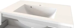 Waschbeckenschrank Hansen 100cm 2 Schubladen - weiß