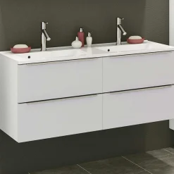 Waschbeckenschrank Hansen 120cm 4 Schubladen - weiß