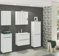 Waschbeckenschrank Hansen L60xT48cm 2 Schubladen - weiß