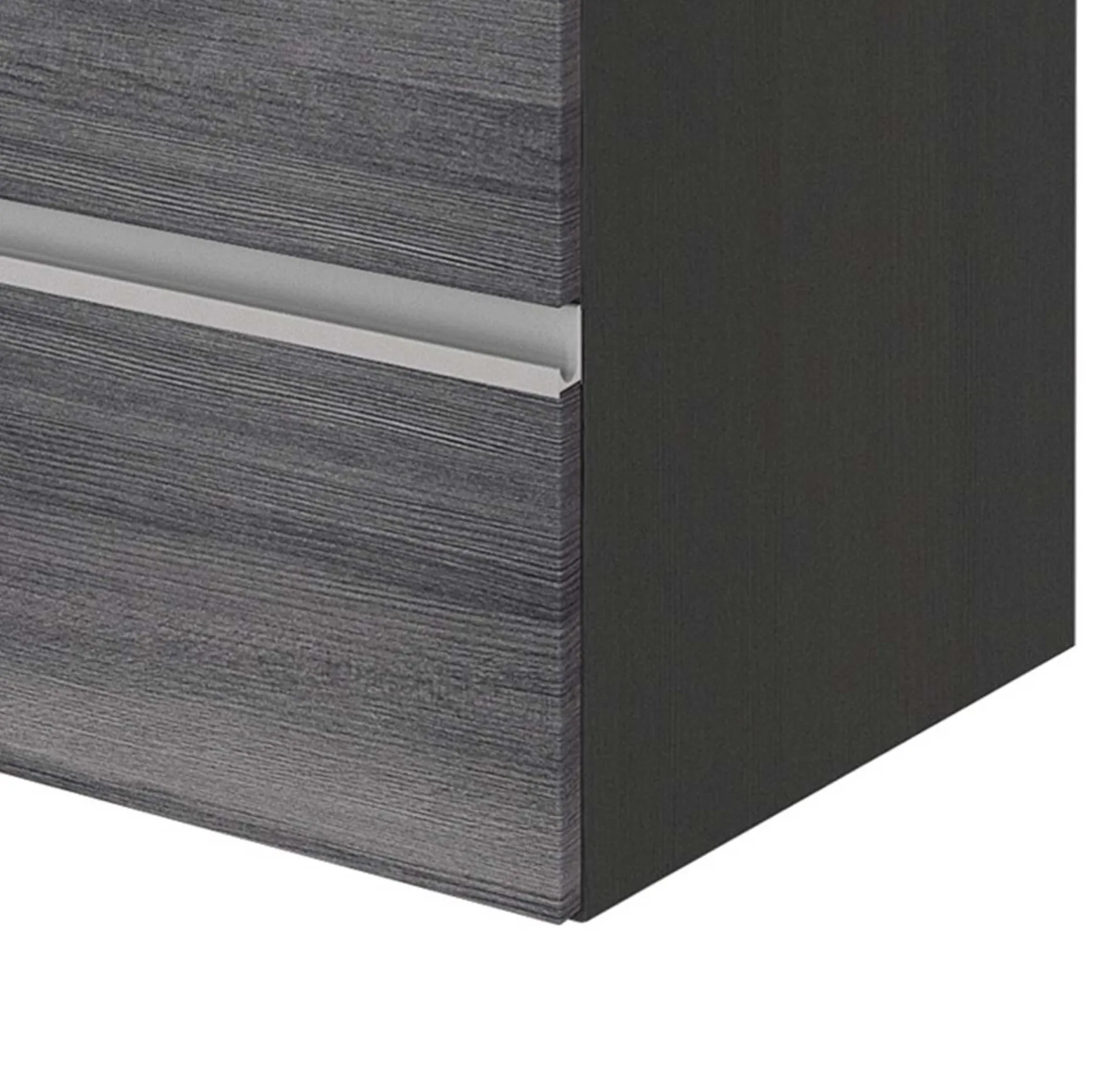 Waschbeckenschrank Lotuk 120cm 4 Schubladen - Eiche grau