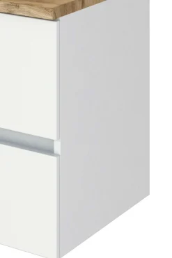 Waschbeckenschrank Pisca 100cm 2 Schubladen - weiß