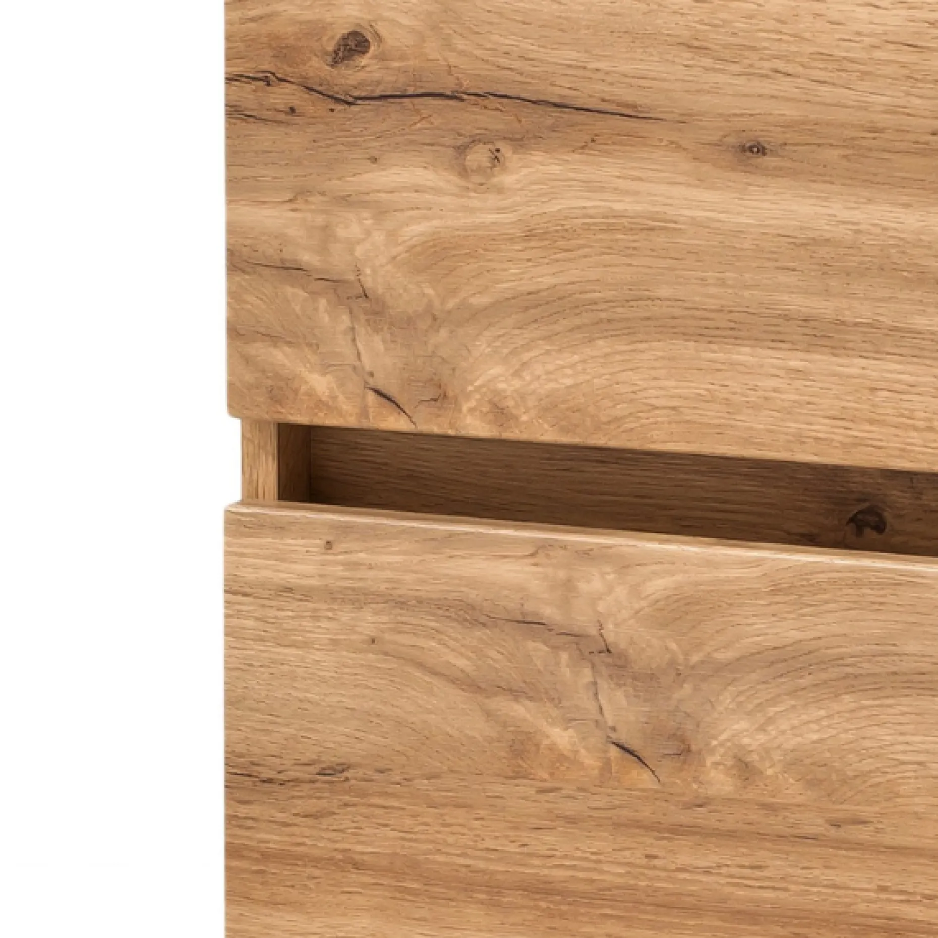 Waschbeckenschrank Pisca 100cm 2 Schubladen - Eiche