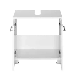 Waschbeckenschrank Pollet 60cm 2 Türen - weiß