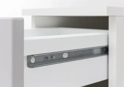 Waschbeckenschrank Pollet 60cm 2 Schubladen - weiß