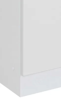Waschbeckenschrank Ricca 60cm 2 Türen - weiß/hellgrau