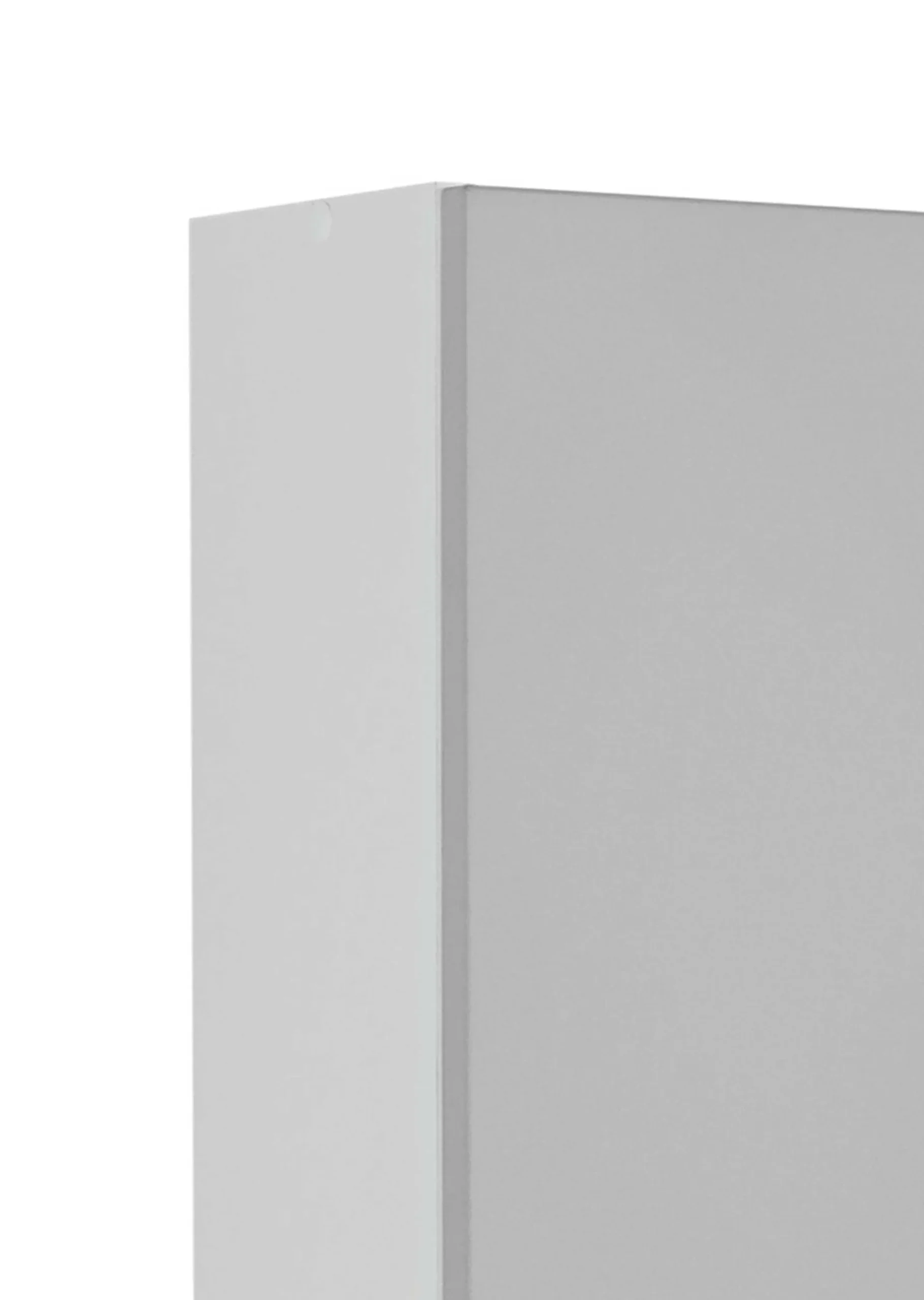 Waschbeckenschrank Ricca 60cm 1 Tür und 3 Schubladen - weiß/hellgrau