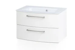 Waschbeckenschrank Stivan 80cm - weiß