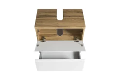 Waschbeckenschrank Varese | 60 x 47 x 56 cm | Wotan Oak / Weiß