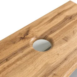 Waschbeckenschrank Vikas 101cm 2 Schubladen - Eiche