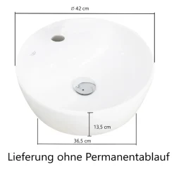 Waschbeckenschrank Vikas 101cm 2 Schubladen - Eiche