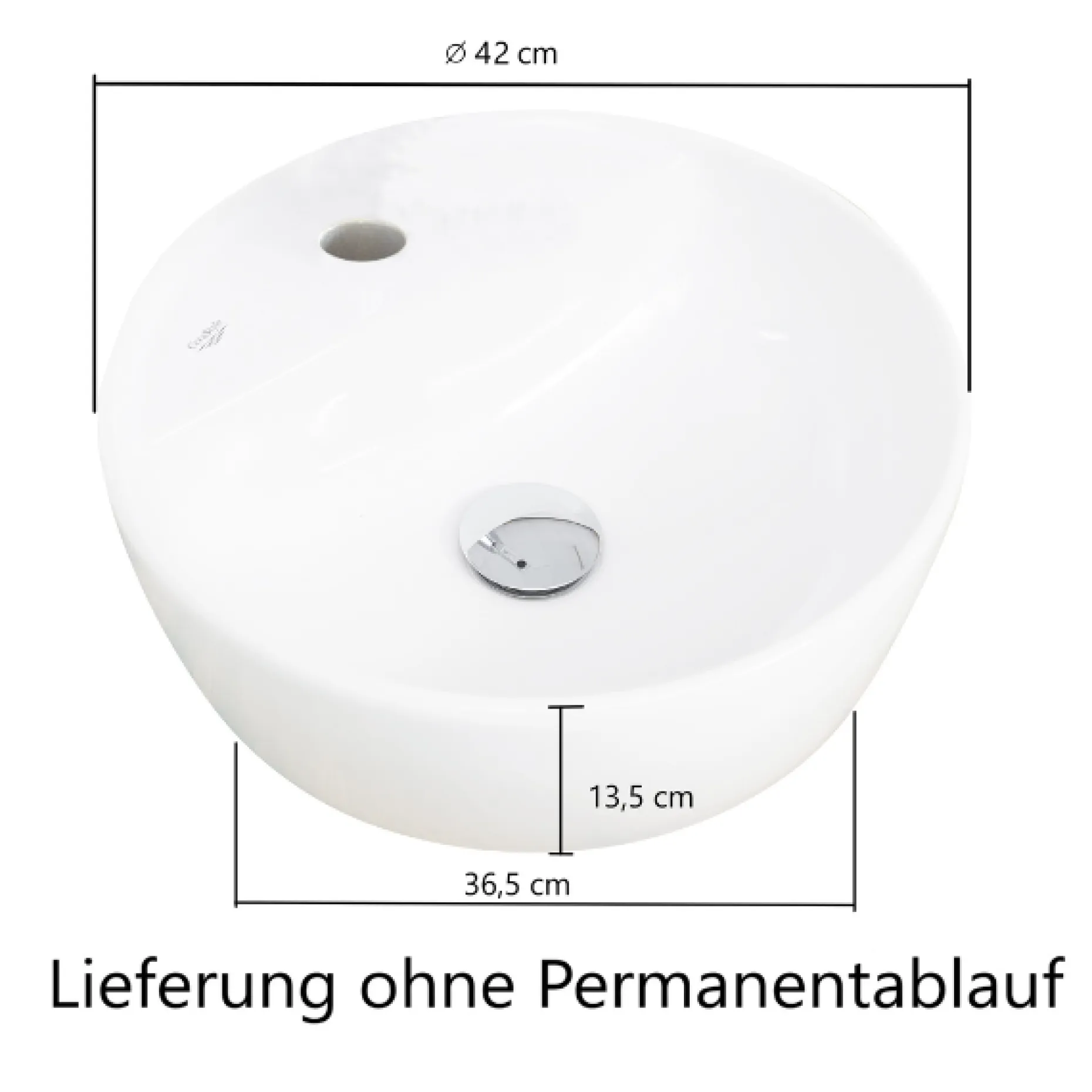Waschbeckenschrank Vikas 101cm 2 Schubladen - Eiche