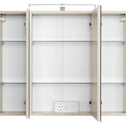 Held Waschbecken-Set Portofino | Waschbecken mit Spüle und Spiegelschrank | Buche-design