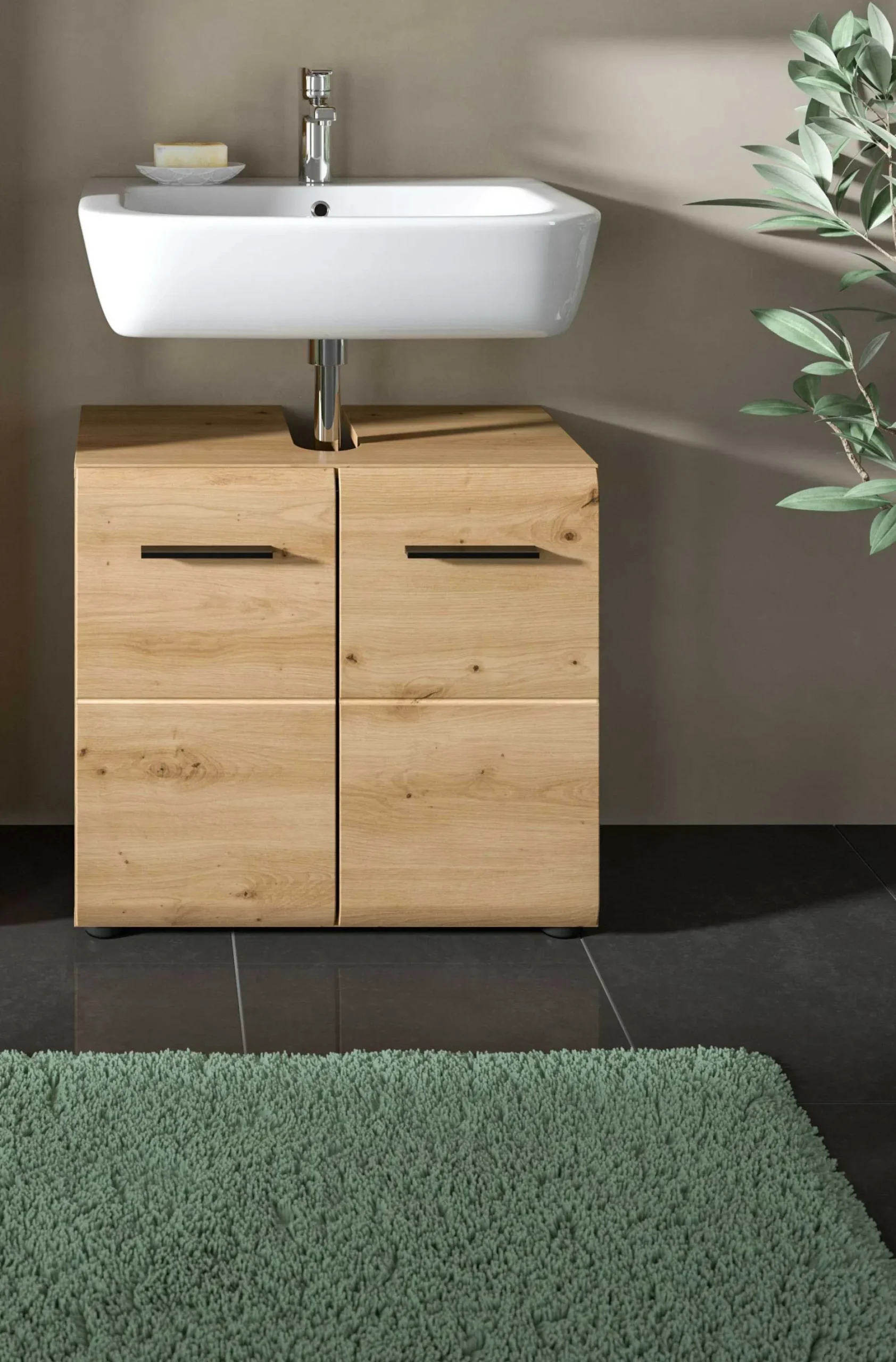 Waschbeckenunterschrank Ice Xonox Artisan Oak 60x54x30 cm