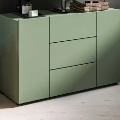 Waschbeckenunterschrank Vira Xonox - Smoke Green - 82x56x34 cm