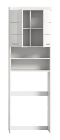 Waschmaschinenaufsatz Scout Xonox - Weiß Hochglanz - 63x191x24 cm