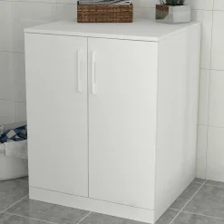 Waschmaschinenschrank Brisa - 70x67x90cm - 2 Türen - weiß