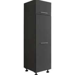 Waschmaschinenschrank-Kombination Laundreezy | 168 x 68 x 200 cm | Anthrazit