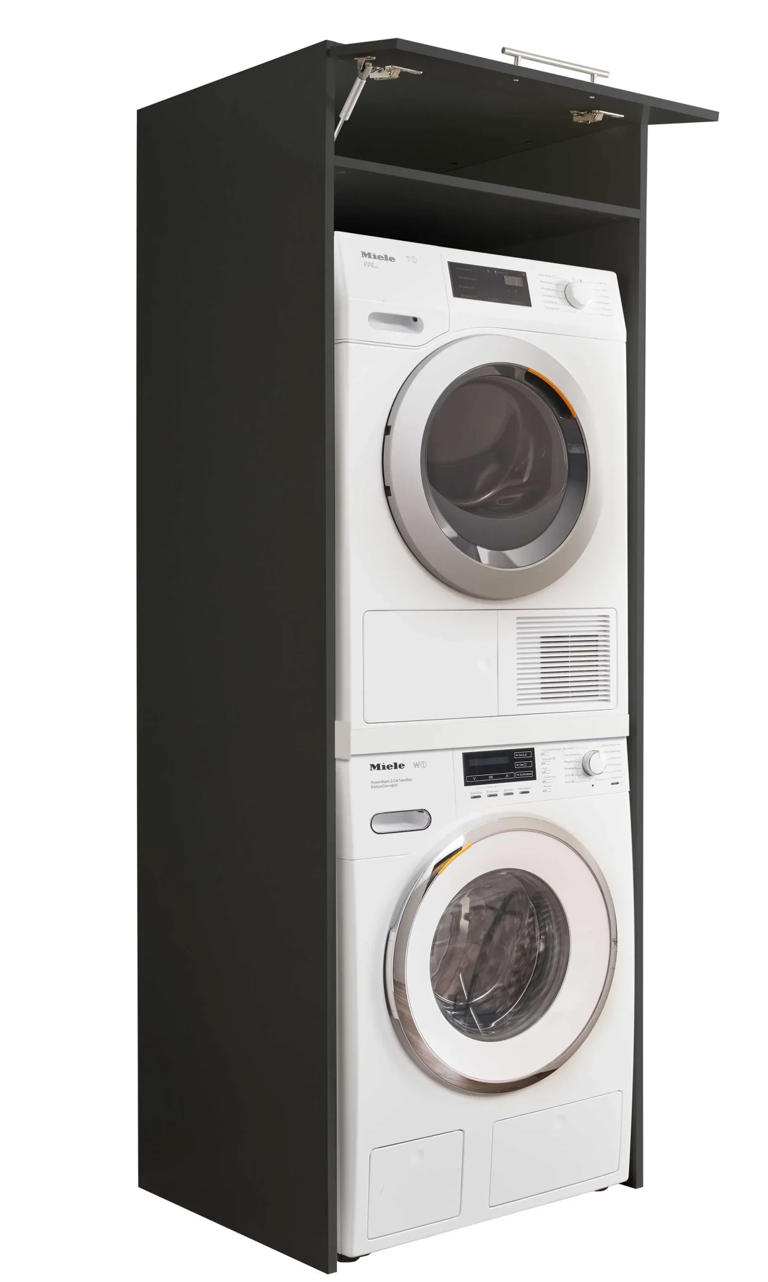 Waschmaschinenschrank Laundreezy | 68 x 68 x 200 cm | Anthrazit