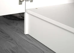 Waschmaschinenunterschrank Free Xonox - Weiß Holzoptik - 66x195x68 cm