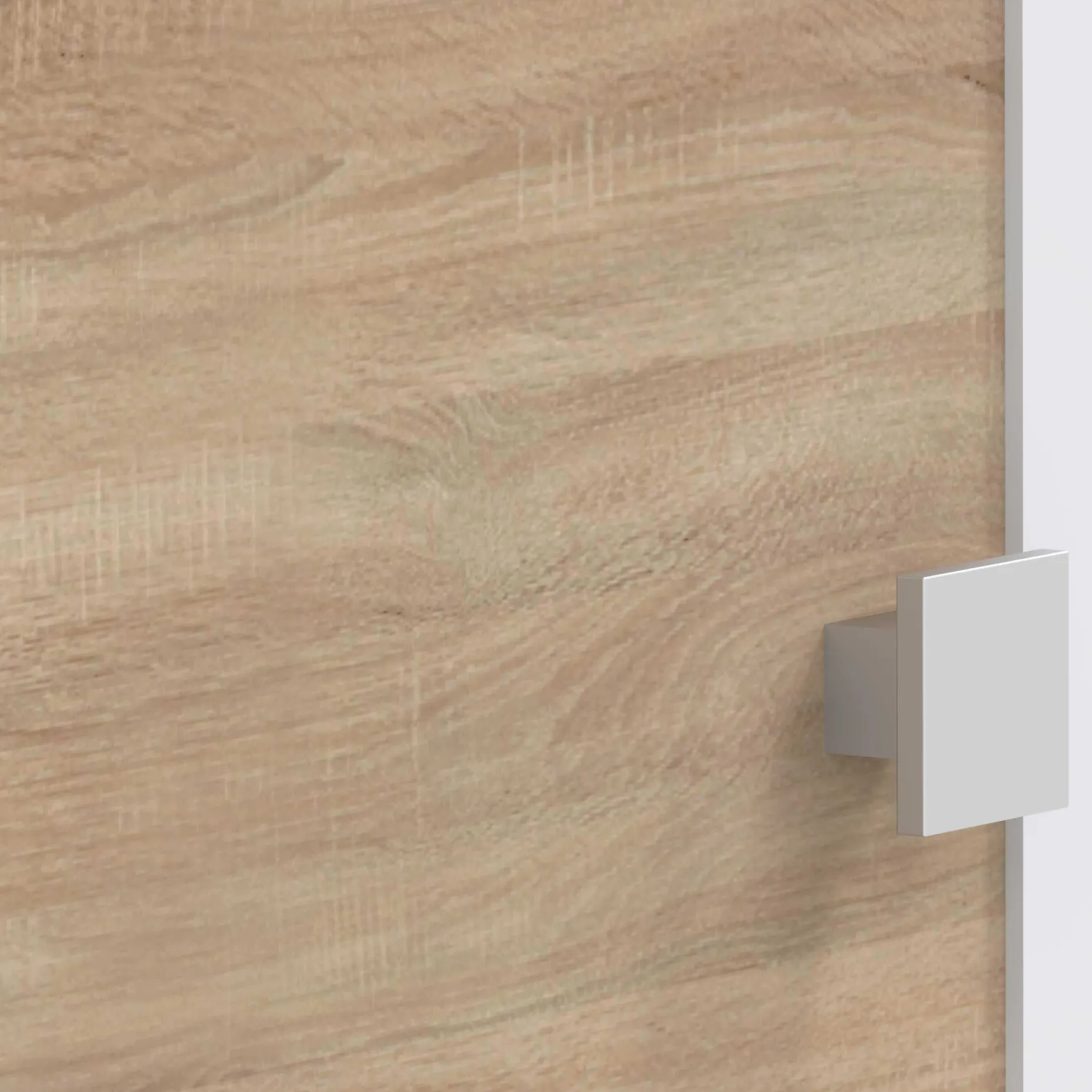 Waschmaschine/Toilettenschrank Splash - weiß/Eiche