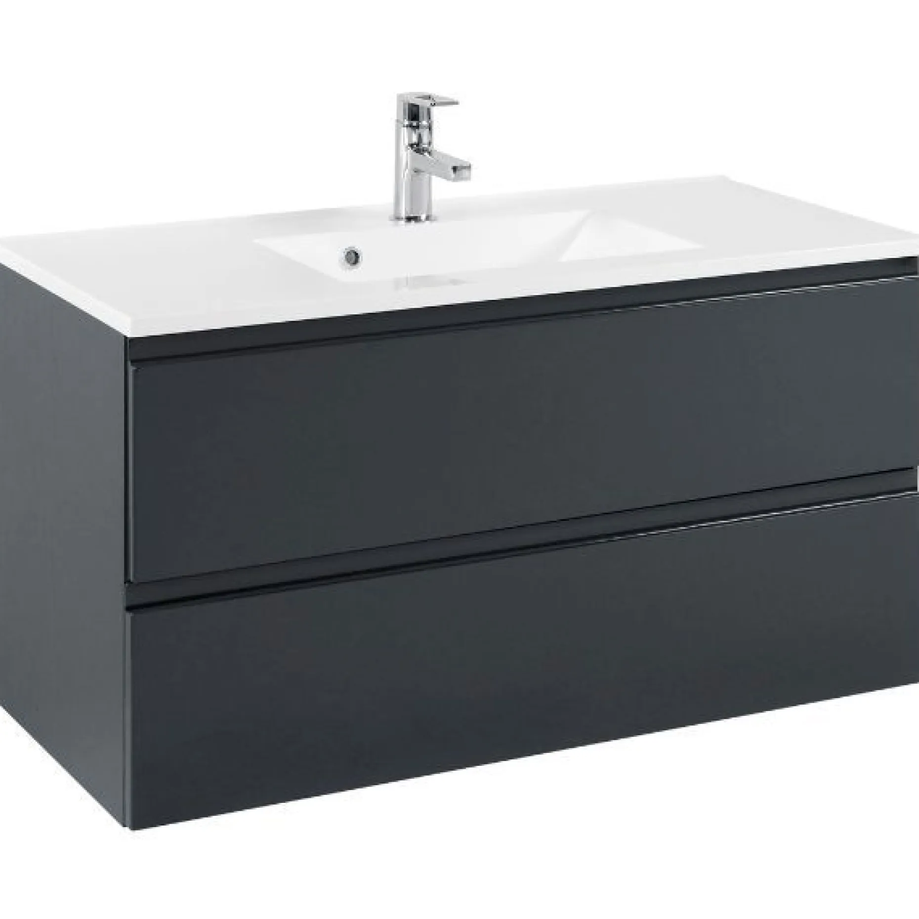 Waschtisch Cardiff | 100 x 47 x 56 cm | Grau