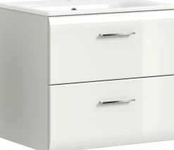 Waschtisch Ice von Xonox – Hochglanz Weiß – 60x55x46 cm