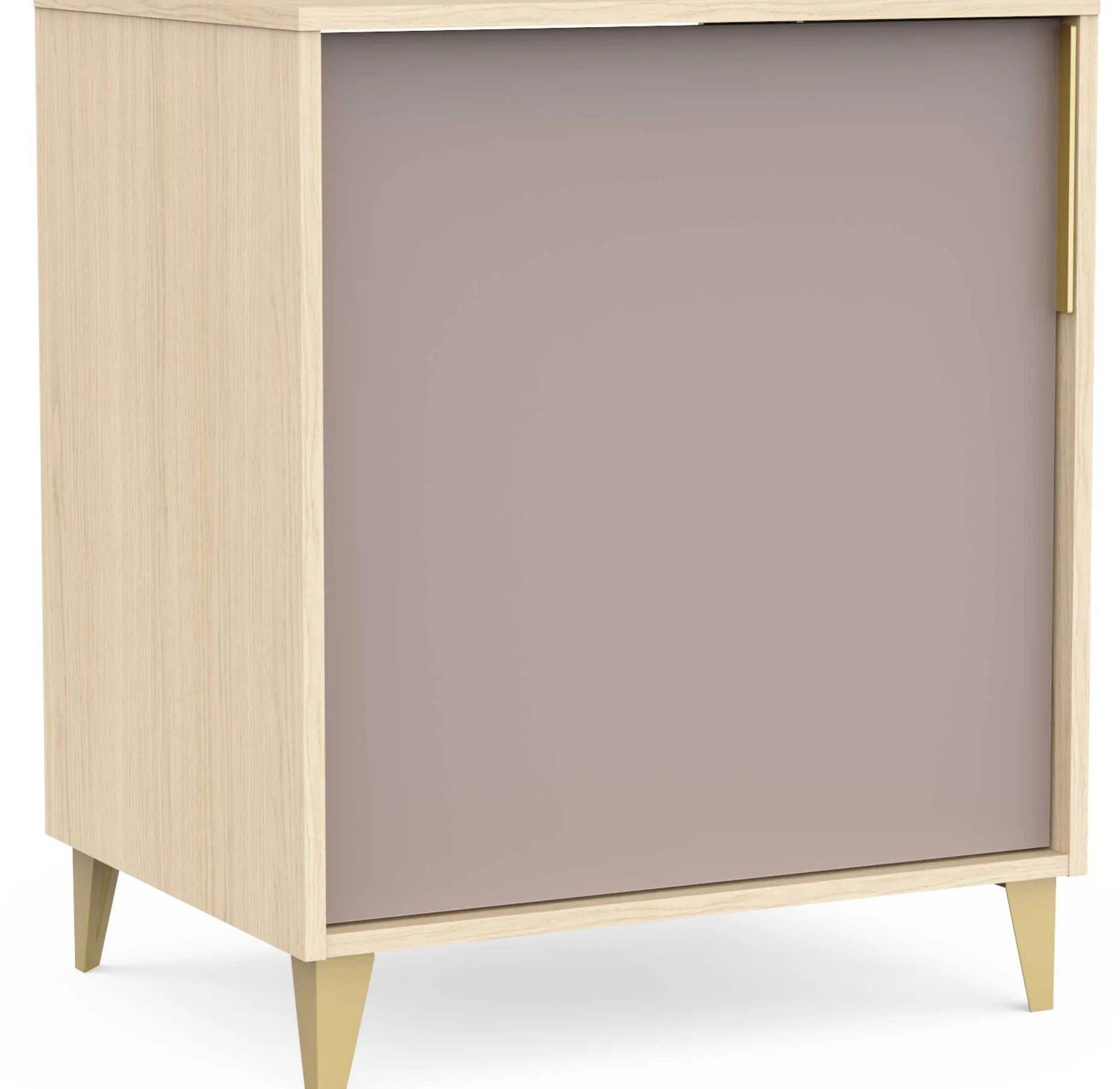 Waschtischunterschrank Azul - 60x47x71cm - 1 Tür - beige