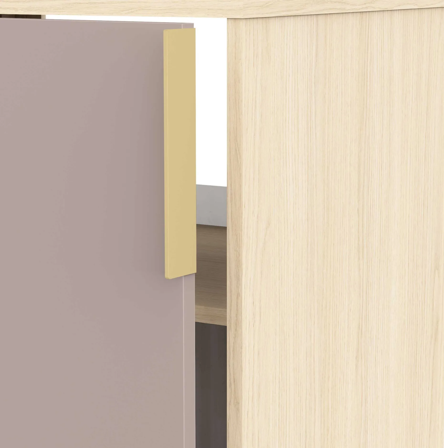 Waschtischunterschrank Azul - 60x47x71cm - 1 Tür - beige