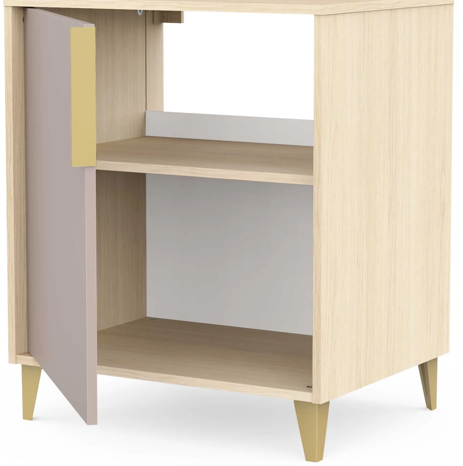 Waschtischunterschrank Azul - 60x47x71cm - 1 Tür - beige