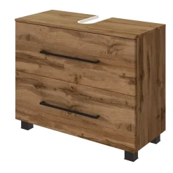 Waschtischunterschrank Dusan 70cm mit 1 Schublade und 1 Tür - Eiche wotan