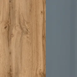 Waschtischunterschrank Helina 80cm mit 2 Schubladen - Eiche/grau