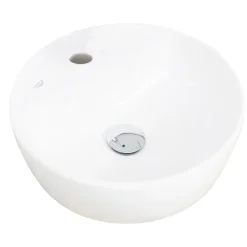 Waschtischunterschrank Karan 101cm mit Waschbecken und 1 Schublade - anthrazit/eiche