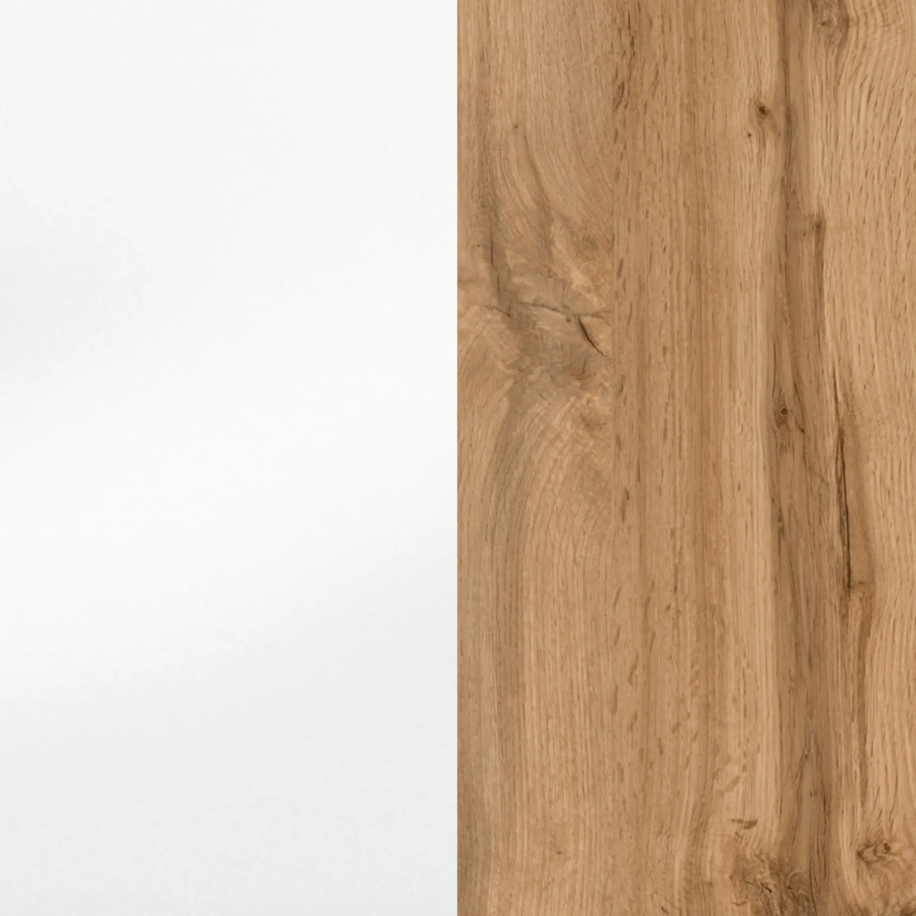 Waschtischunterschrank Luna 100cm 2 Schubladen - Eiche/weiß
