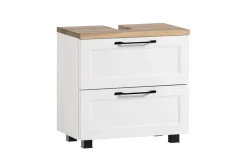 Waschtischunterschrank Meran | 60 x 35 x 55 cm | Weiß