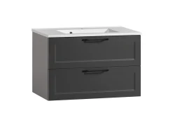 Waschtischunterschrank Meran | 80 x 47 x 56 cm | Grau