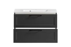 Waschtischunterschrank Meran | 80 x 47 x 56 cm | Grau