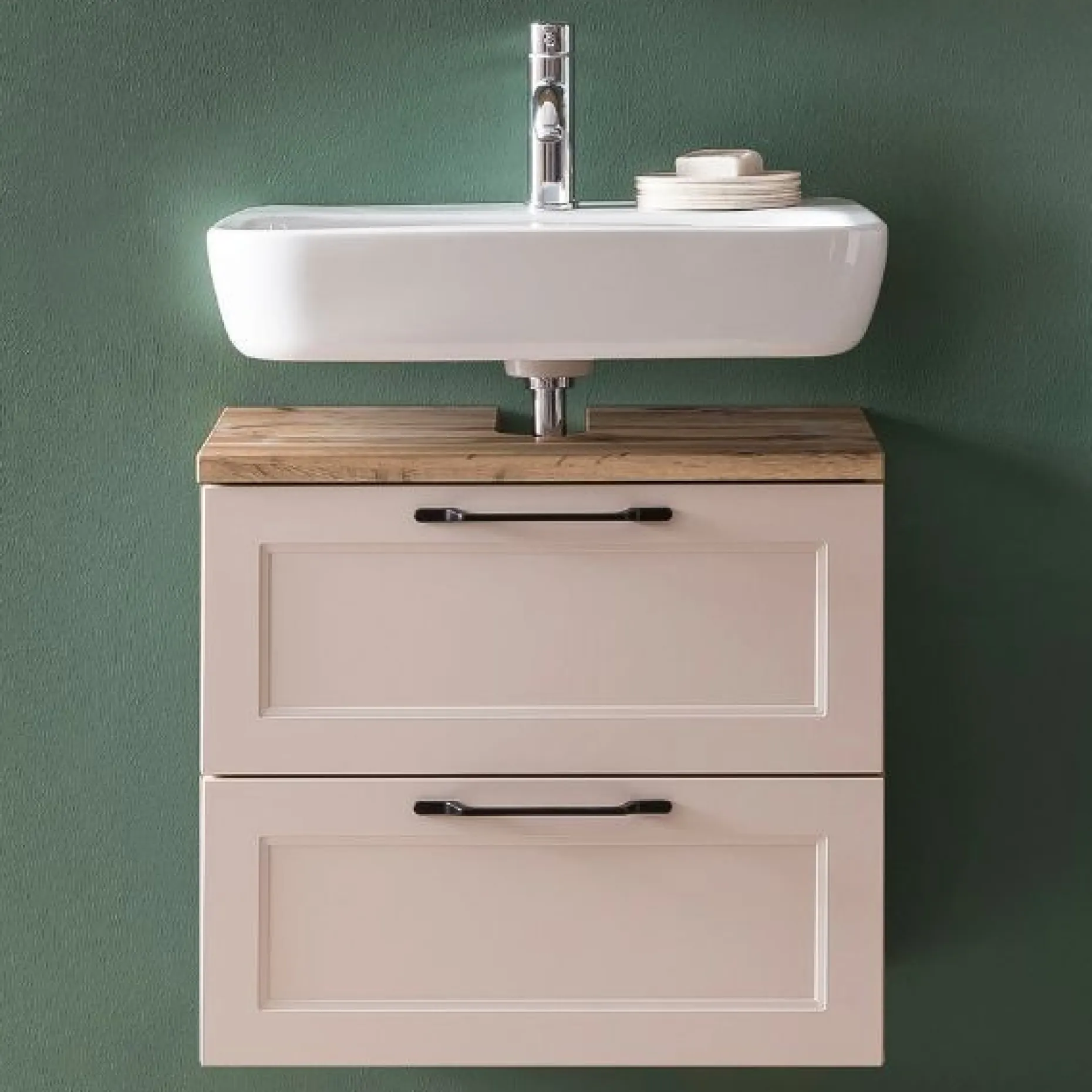 Waschtischunterschrank Meran | 60 x 35 x 55 cm | Farbe Kaschmir