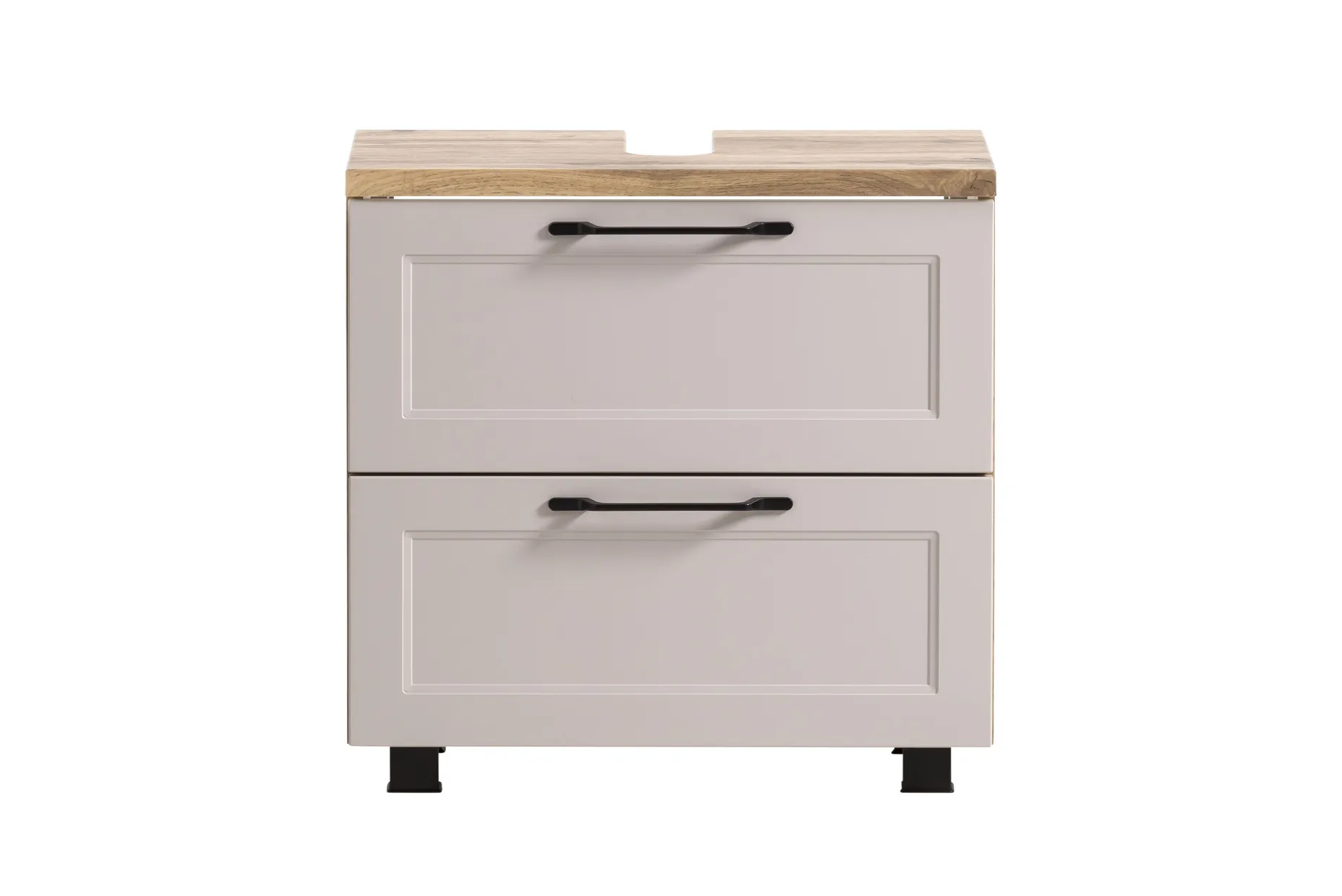 Waschtischunterschrank Meran | 60 x 35 x 55 cm | Farbe Kaschmir