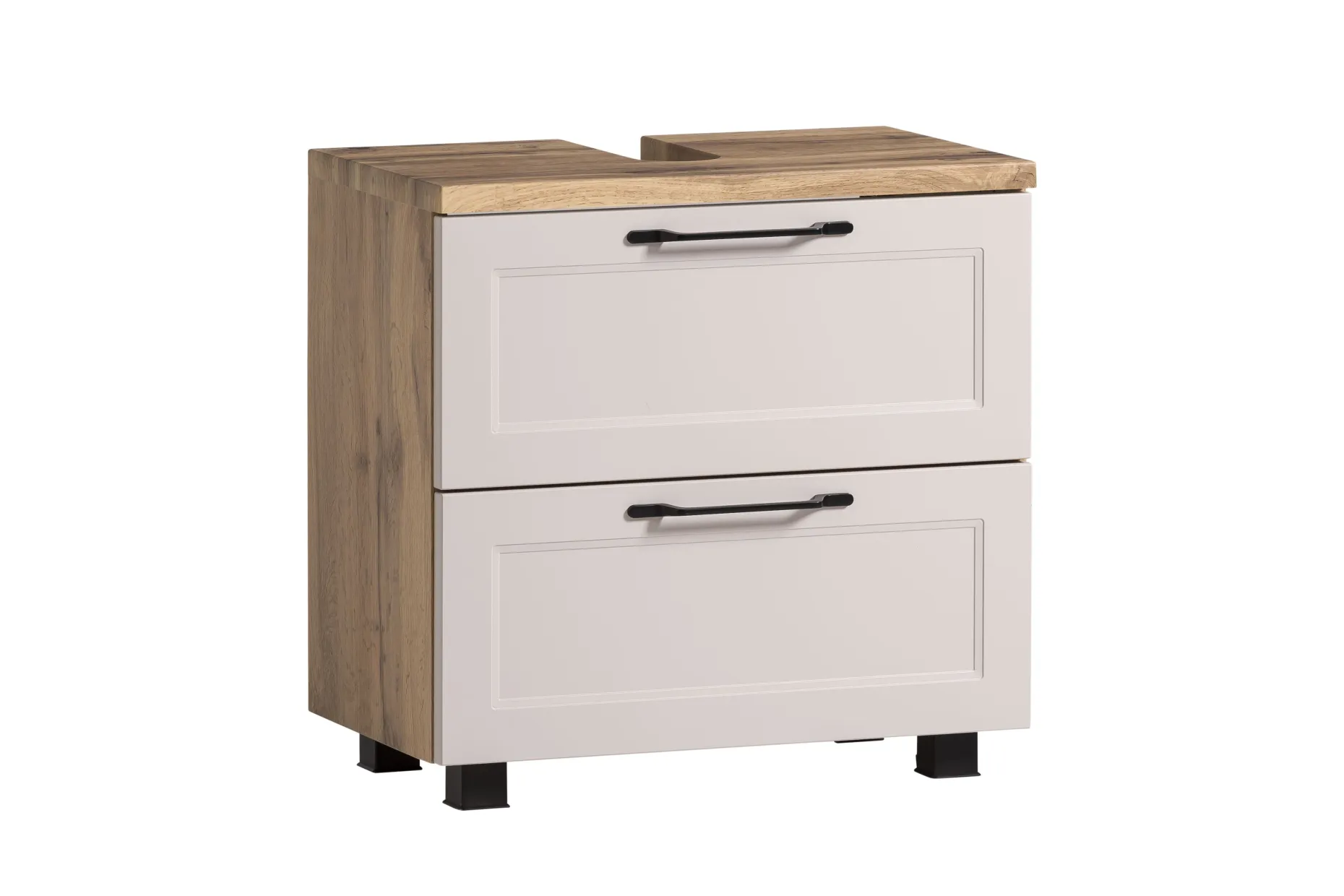 Waschtischunterschrank Meran | 60 x 35 x 55 cm | Farbe Kaschmir