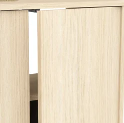 Waschtischunterschrank Puma - 64x33x61cm - 2 Türen - Eiche