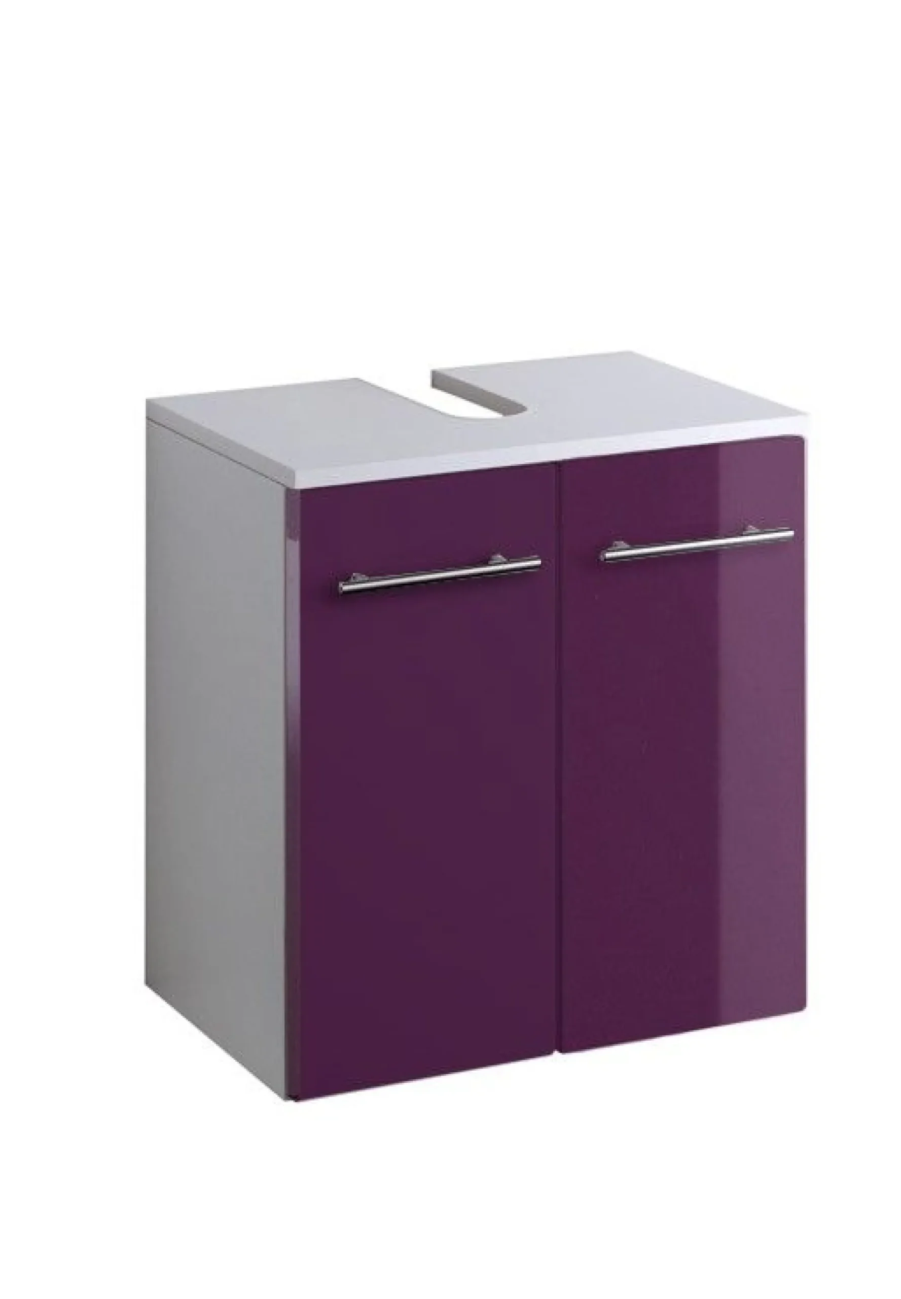 Waschtischunterschrank Small 50cm - hochglänzend lila