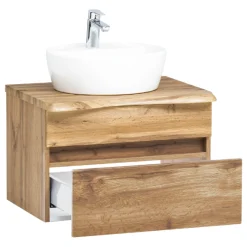 Waschtischunterschrank Vikas 61cm 2 Schubladen - Eiche
