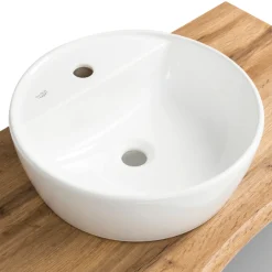 Waschtischunterschrank Vikas 61cm 2 Schubladen - Eiche