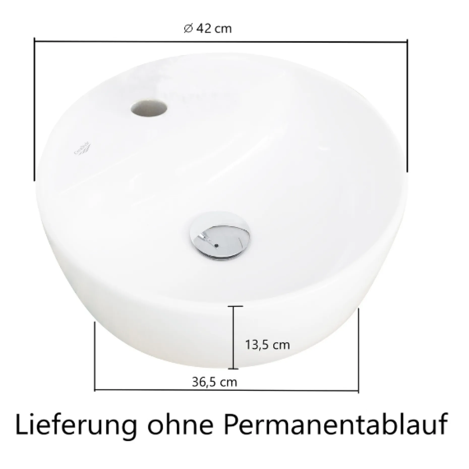 Waschtischunterschrank Vikas 61cm 2 Schubladen - Eiche