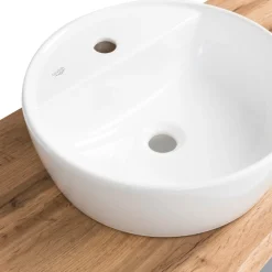 Waschtischunterschrank Vikas 61cm 2 Schubladen - anthrazit/eick