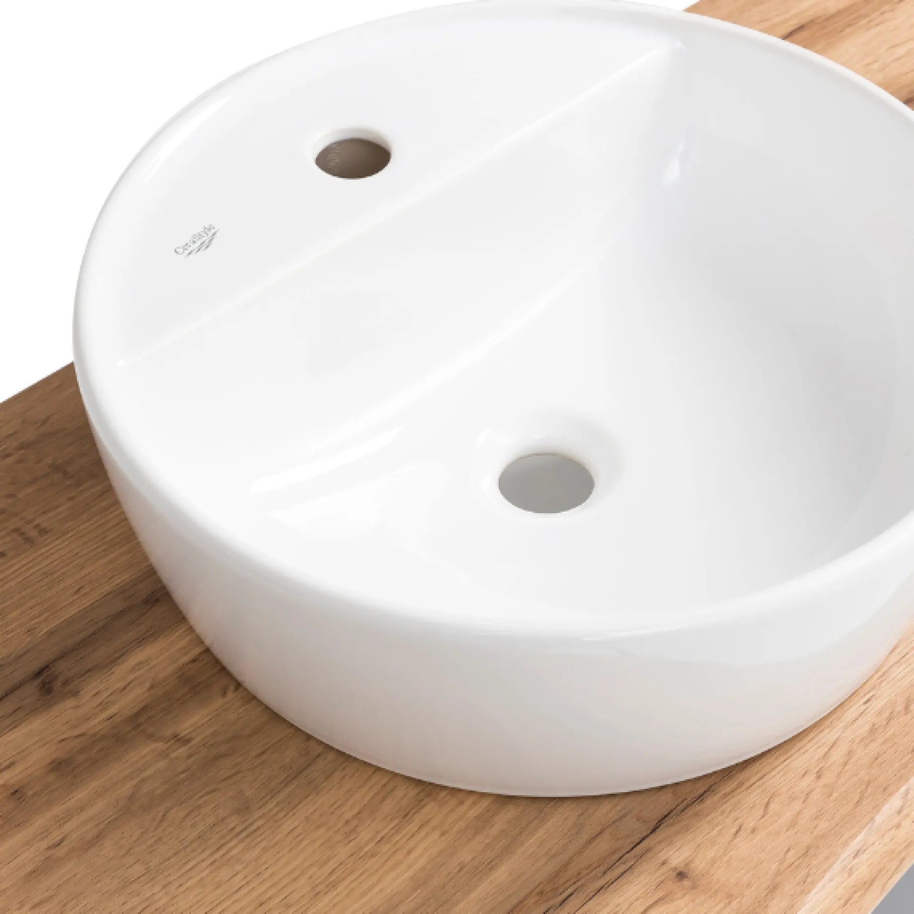Waschtischunterschrank Vikas 61cm 2 Schubladen - anthrazit/eick