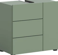 Waschtischunterschrank Vira Xonox - Rauchgrün - 60x57x34 cm