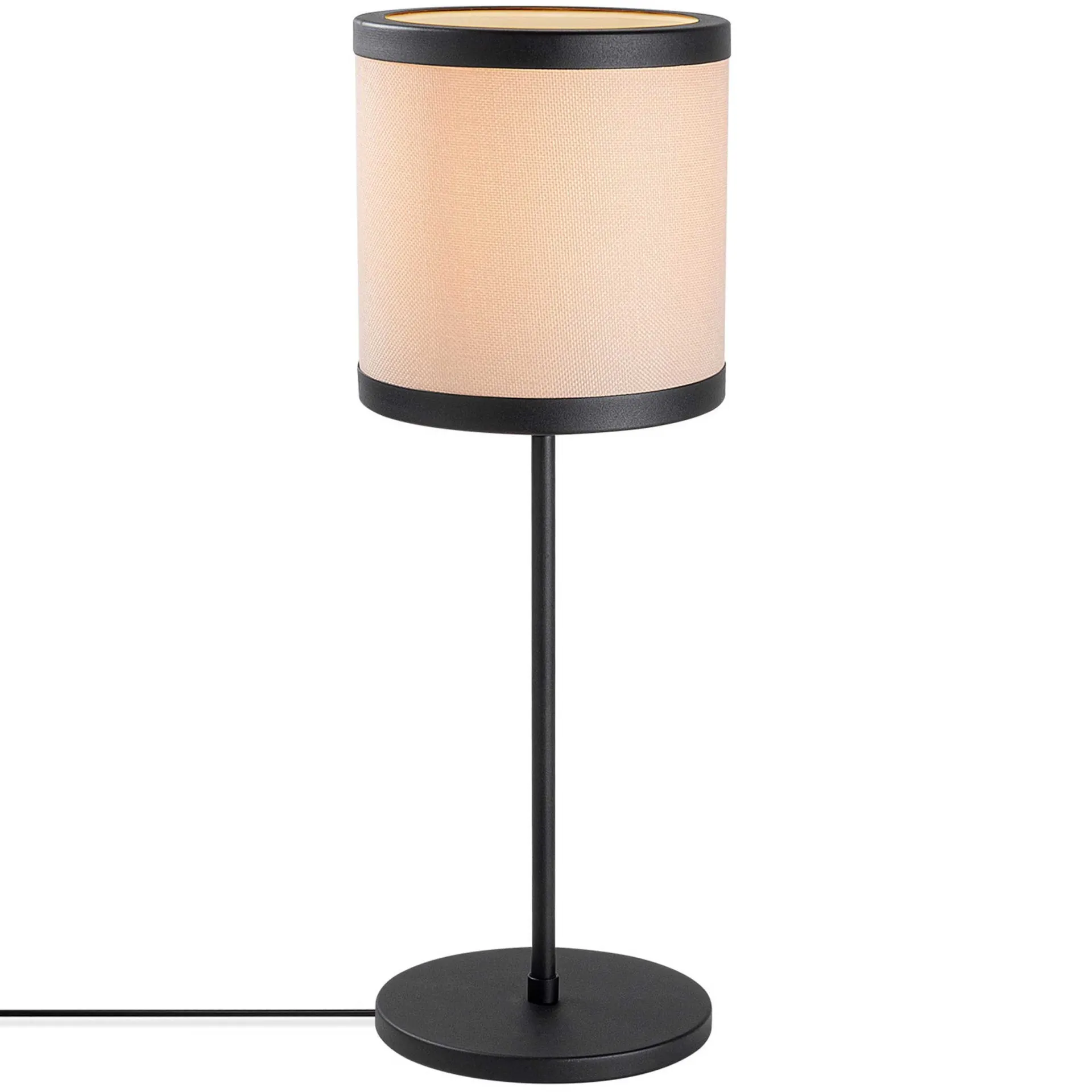 Emob Way Tischlampe | METALLGEHÄUSE | Schwarz, Weiß
